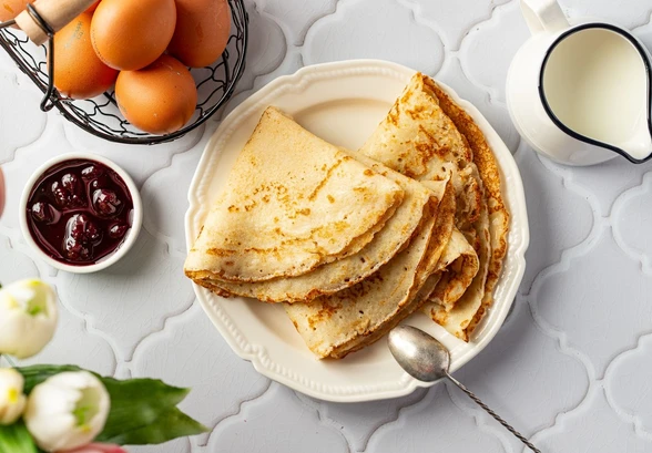 Рецепт «Блины с&nbsp;манкой»