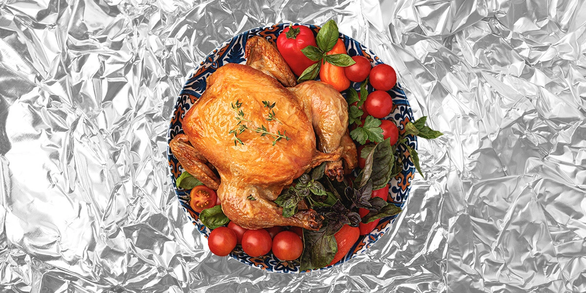 Запекать в&nbsp;фольге опасно? И&nbsp;другие вопросы о&nbsp;пищевом алюминии 