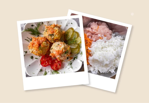 Рецепт «Куриные котлеты в&nbsp;сметанном соусе»